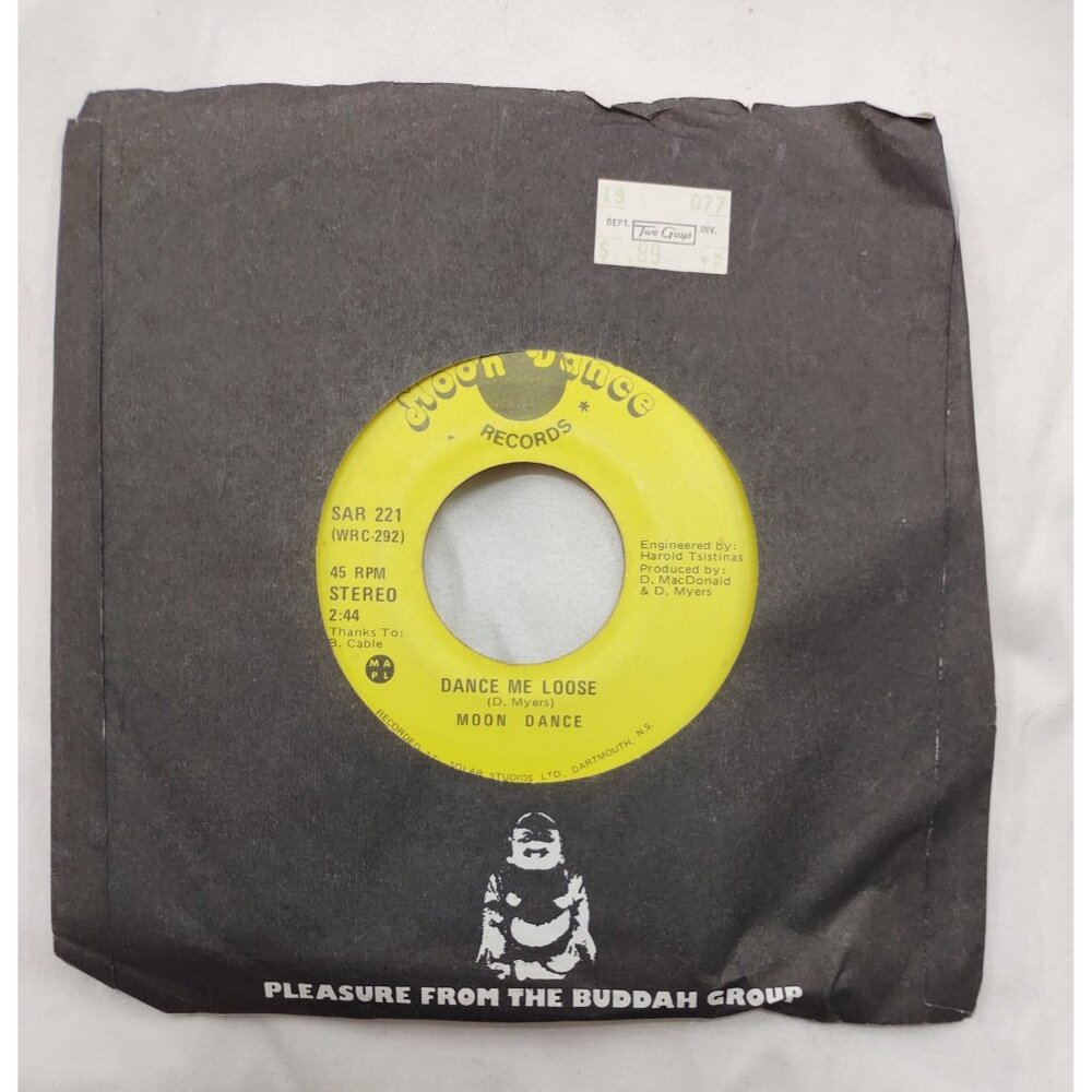 Moon Dance – Dance Me Loose 7” Moon Dance SAR 221 Canada NS Press